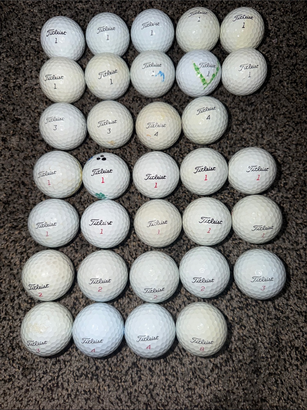 33 Titleist Pro V1 / Pro V1x Used Golf Balls Clean Playable